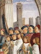 GHIRLANDAIO, Domenico Obsequies of St Fina oil on canvas